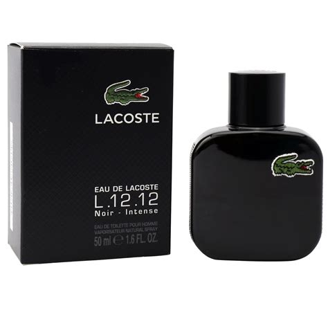 l 12 12 noir intense eau de toilette|L.12.12 Noir Intense Eau de Toilette Spray for Men 3.4 oz.